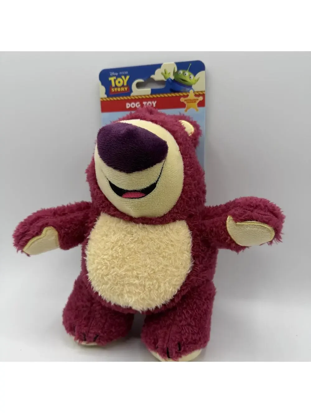 Dog Toy Squeaker Plush Disney Pixar Toy Story Lotso Huggin Bear Squeaky NEW